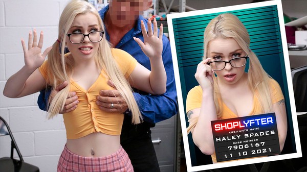 Haley Spades is cock punished and sucks cock